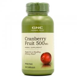 GNC Cranberry 지엔씨 크랜베리 프룻 500mg 100캡X2개