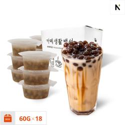 네이쳐티 즉석 타피오카 블랙 펄 컵타입 60g X 18개입 단품