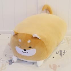 스밋코구라시 모찌인형 필로우 안고자는 동물 대형, 귀여운 생물——눈썰미 시바견, 90cm(한정 행사가)cm