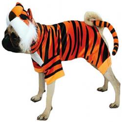 Casual Canine Bengal Buddy Dog Costume Small Orange 캐주얼 송곳니 벵골 버디 개 옷 입히기 작게 주황색, 1
