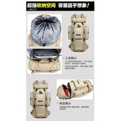 백패킹 등산 배낭 하이킹 캠핑 미군 군장 군용 밀리터리 백팩 남자 여자 남여공용, B