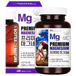 타이거아울렛 미국 프리미엄 마그네슘 90정 x 1병 3개월분 고함량 산화 마그네슘 신경 근육 기능유지 부족증상 보충 눈떨림 눈밑떨림 영양제, 단품