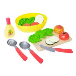 벨크로접착 샐러드 요리세트 역활놀이 3세 싱크대놀이