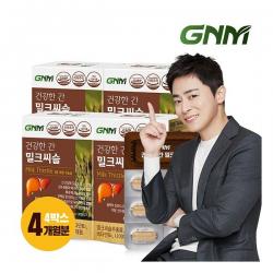 Gnm자연의품격 건강한 간 밀크씨슬 30정 4개