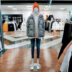NII 폭탄세일 20년신상 스타일리쉬 남녀공용 솔라볼 숏패딩 71O1 그레이