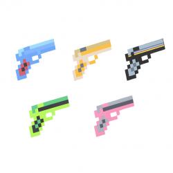 마인크래프트 무기 TNT 다이아몬드 변신 검 곡괭이 칼 활 마인크래프트굿즈 마인크래프트 게임 다이아몬드 칼 곡괭이 도끼 스티브 쿨리 마스크 어린이 장난감, 23cm 긴 파란색 권총 (다른 색상도 언급 가능)