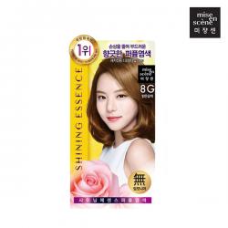  무료배송 미쟝센 샤이닝에센스 퍼퓸 염색약 7종 염모제 8g 밝은갈색 1개