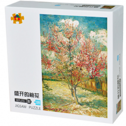 풀템 세계 명화 인테리어 그림 액자 1000피스 100피스 직소퍼즐 키스 복숭아나무, 복승아 나무