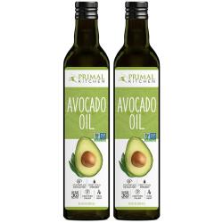 Primal Kitchen Avocado Oil 16.9 fl oz ( 2 Pack ) 오소리기름 아보카드오일효능 소기름 게걸무씨앗기름 산루카스아보카도오일 압착유채유 태국코코넛오일, 1개, 1ml