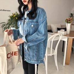 박시청자켓 데님자켓 루즈핏데님자켓 오버핏자켓 루즈
