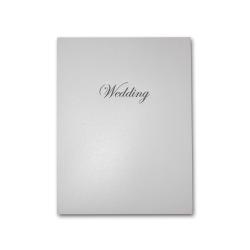 weddingdeco 혼인 서약서 케이스 화이트 양장본 Wedding white 성혼선언문