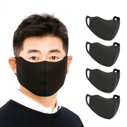 비블럭 양용은 골프마스크 스포츠마스크 빨아쓰는 안면 운동 UV 자외선차단 특대형 안면 얼굴 햇빛가리개 낚시 헬스 오토바이 등산 자전거 기능성 천 면 연예인 패션 마스크, 블랙