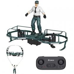 어린이와 성인 EACHINE E019 RC 곡예 패러 글라이더 비행 모드 고도 홀드 모드 미니 쿼드 콥터 드론 RTF, One Color