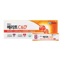 휴온스 메리트 C&D 프리미엄 비타민, 2g, 60개
