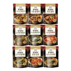청정원 종가집 추어탕 곱창전골 얼큰알탕 순댓국 택1, 버섯들깨미역국