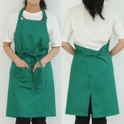 베리안 목걸이형 어깨앞치마 바리스타 카페 쉐프 앞치마, 그린, 1장