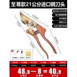 원예공구 식물 손질 나뭇가지가 잘리다 과수 가위다 정원수 꽃가위 가정용공구 신기 4187228269, 지존 타입 [독일식 수입 스틴 칼 헤