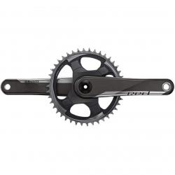 sram 빨간 1 재녹음하다 12단 스피드 크랭크세트, 블랙.|172.5mm, 46t