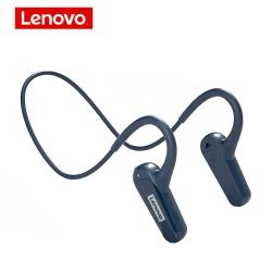 Lenovo-XE06 무선 헤드폰 에어 컨덕션 이어폰 마이크 포함 스포츠 이어폰 저지연 BT5.0 칩 몰입형 음, 01 파란