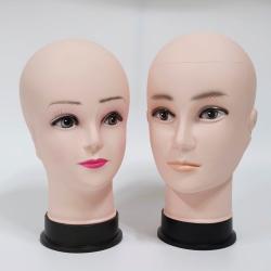 남여 두상 마네킹- 머리 얼굴 가발용 업소용 연습용 진열용 디스플레이용 백화점 마트, (1ea), 여 마네킹