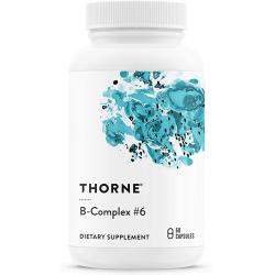 Thorne Research 퓨어인캡슐레이션 B-Complex 6 비타민 비 B6 콤플렉스 복합체 60캡슐 1병, 177