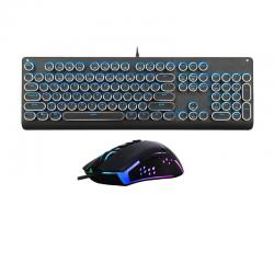 E 원소 K600발광 청축 기계 키보드 (불충돌 없이 단일 색 발광 밴드 랩탑 전용) K600전기 도금판 +Z6300