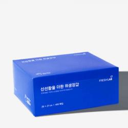 [주로] 프레쉬랩 위생장갑 1BOX/400매 /주방용품/일용잡화/주방일회용품/일회용품, 상세페이지 참조