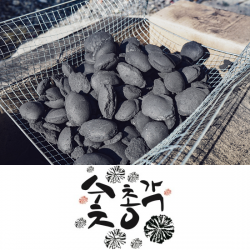 숯총각 조개탄 10 Kg 건설현장 양생 난로 벽난로 캠핑