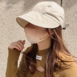 CoolBee 여성 버킷햇 얼굴도 작아보이고 굽히다 모자챙 벙거지모자