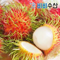 비비수산 집에서 즐기는 달콤한 영양만점 열대과일 람부탄 1kg 1팩