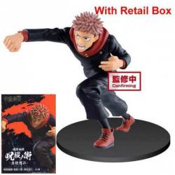 21cm Jujutsu Kaisen Gojo Satoru 애니메이션 피규어 Itadori Yuji 액션 피규어 Fushiguro Megumi Kugisaki Nobara 피규어 모, With Retail Box