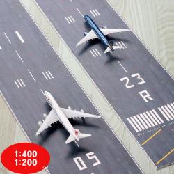 항공기모형 1대400 항공기 비행장 활주로 모형 완제품 05L 23R 2개세트 길이1M