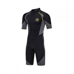 ZCCO 남성 잠수복 1.5 3mm 프리미엄 네오프렌 돌아 가기 Spearfishing 스노클링 서핑 카누 스쿠버 다