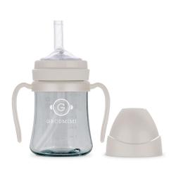 그로미미 PPSU 다크시리즈 빨대컵 200ml, 크림베이지, 1개