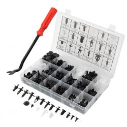 STK415 개 푸시 핀 리벳 트림 클립 패널 몰드 용 드라이버로 성형