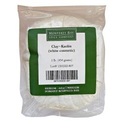 클레이 고령토 화이트 Monterey Bay Spice Company 코스메틱 파우더 16oz, 1개, 단일색상