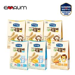 일동후디스 아이얌 구워만든 순곡물바 6개 혼합 (14시 이전 당일 출고+무배+안전포장+최신유통기한), 바나나3 치즈2 당근1