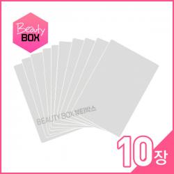 뷰티박스 반영구화장재료 민무늬고무판 소 10장세트 수강생용, 1개