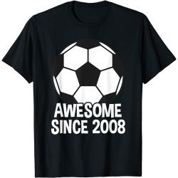 브랜드없음 2008년부터 굉장하다 13번째 생일 13세 축구 선수 티셔츠