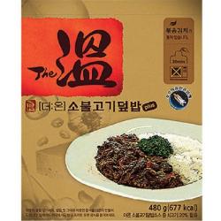 줄만 땡기면 뜨거워지는 더온 소불고기덮밥 발열도시락 발열전투식량 1개 480g