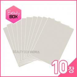 뷰티박스 반영구화장재료 민무늬고무판 대 10장세트 수강생용, 1개