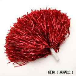 [경동호물중급 응원무용 도구 치어리딩팀 손꽃점프회용 플라워볼 플라워핸드 레이스 패션가구재 중호 핸들 레드(7715)