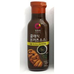 도매빅뱅 청정원 클래식 돈가스소스 250g 맛있는소스 아이간식 냠냠맛있는/돈가스소스/경양식돈까스소스/경양식돈가스소스/옛날돈까스/옛날돈까스소스/새콤달콤소스/맛난/새콤달콤/간단요리, 단일 수량