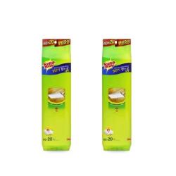 3M 스카치브라이트 정전기 청소포 대형 리필 60매 x 2개 (40매 추가증정) 기획세트, 1세트