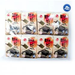 장수왕 해맛 명란맛김 6g X 16봉 중부시장도매 명란김 조미김, 1팩, 6g(6gX16봉)