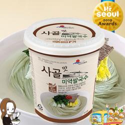 바다가득히 [사골맛미역쌀국수] 튀기지않은 건면 해조쌀국수 컵라면, 12개
