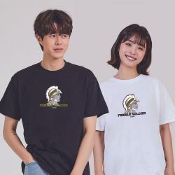 키밍 여군 여자기본반팔티 반팔티오버핏 예쁜후드티