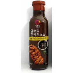 도매빅뱅 청정원 클래식 돈가스소스 400g 옛날돈까스 아이간식 달달한/간단요리/튀김소스/냠냠맛있는/옛날돈가스소스/돈가스소스/경양식돈까스소스/옛날돈까스/아이간식/새콤달콤, 단일 수량