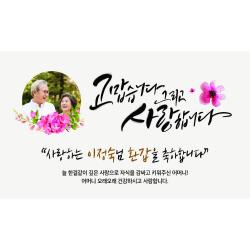애드몬스터즈 환갑현수막