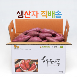 생산자직배송/ 해들녘 고창황토고구마 5kg 10kg X 왕/ 특상/ 중/ 한입 사이즈 해들녘고구마 5kg 중 X 1박스
